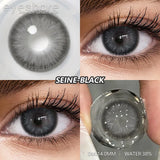 Purpdrank  2pcs Fashion Colored Contact Lenses High Quality Gray/ Brown Contact Lens Blue Eyes Contacts Yearly Green Makeup Lenses