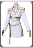 Purpdrank  Rumi Zoey Mira Cosplay Costume Wig Women Girls White Leather Suit Halloween Carnival Party Comic-con Role Playing Outfit