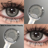 Purpdrank  1pair Colored Contact Lenses Soft Brown Eye Contacts High Quality Gray Beauty Pupils Yearly Korean Pink Eyes Lenses
