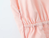 Purpdrank  Pink Embroidery Floral Bra Corset Style Sling Dress Women Cross Lacing up Back 2 Layers hem Party Skater Mini Dresses Robe