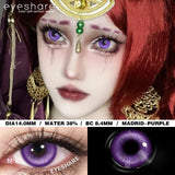 Purpdrank  2pcs Cosplay Colored Contact Lenses For Halloween Anime Blue Contact Red Beauty Makeup Lenses Yearly Eyes Contacts