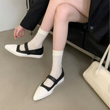 Purpdrank  Shallow Mouth Mixed Colors Shoes Woman 2025 Pointed Toe Female Footwear Autumn Modis Clogs Platform New Dress Fall Winter Cute