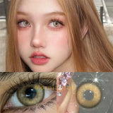 Purpdrank  Colored Contact Lenses for Eyes 1pair Cosplay Prescription for myopia0-800degrees Contact Lenses Yearly Halloween Myopia