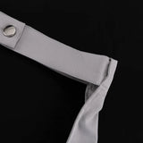 Purpdrank   New Hollow Sexy High-waisted Trousers Fashionable Versatile Simple Straight Casual Pants