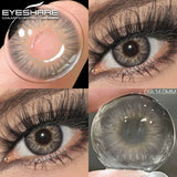 Purpdrank  1 Pair Colored Contact Lenses for Eyes Blue Eye Lenses Gray Pupil Lenses Green Eye Natural Brown Lens Beauty Makeup