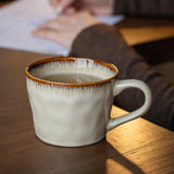 Purpdrank  Ceramic Coffee Cup Originality Water Ripple  Mug Ceramic Milk Cup  Household Ceramics & Pottery Fathers Day Gifts