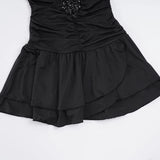 Purpdrank  Party Clubwear Hollow Out Playsuits Sexy Slim Hollow Out Halter Backless Sleeveless Rompers Women Summer Fashion Streetwear