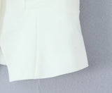 Purpdrank  3 colors Sexy Slash Collar Strapless Corset Center Open Buttons Camisole Tank Top Backless Cropped Women asymmetric Camis Top