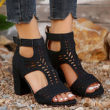 Purpdrank  Women Fish Mouth Platform High Heels Wedges Buckle Slope Sandals Women Shoes Woman Platform High Heels Sandals High Heels