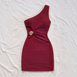Purpdrank  Sexy Slim Fit Summer Hollow out Skirt Short Sleeveless Midi Dress Polyester Fabric Polyester Content 95% And above