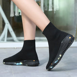 Purpdrank - Women's Short Boots, High Elasticity, Fashionable, Lightweight Casual Shoes