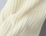 Purpdrank  New Autumn Fashion Rib Knit Wide Leg Pants for Woman Bow Lacing up Elastic Waist Straight Loose Trousers Yoga Bottom Beige Pink