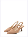 Purpdrank  Sandals With Skirts Fairy Style Korean Style Shoes For Women Summer Fashionable Versatile Girls High Heels Elastic Band Elegant