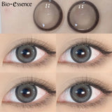 Purpdrank  1 Pair Big Eye Korean Lenses Colored Contact Lenses with Degree Myopia Lenses Green Lenses Black Lenses Prescription