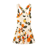 Purpdrank  Flip Collar Sleeveless Zipper Decoration Summer New Women's Fashion Style Slimming Short Dress