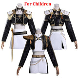 Purpdrank  Black Golden Rumi Zoey Mira Cosplay , Costume Wig Girls Suit Child Halloween Party Role Playing Outfit