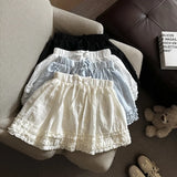 Purpdrank   Skirt Women's Summer High Waist Casual Fungus Edge Fluffy A-word Skirt