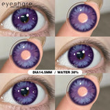 Purpdrank  1Pair Cosplay Colored Contact Lenses Halloween Red Lenses Purple Eyes Contact Anime Blue Eyes Lenses Pink Beauty Makeup