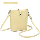 Purpdrank  New Women's Buet Bag Top Layer Cowhide Leather Satchel Single oulder Crossbody Bag Litchi ain  Small Bag