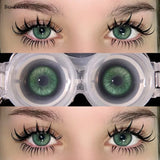 Purpdrank  Pink Colored Contacts Lenses with Myopia Yearly Red Colorcon Cosplay Cosmetic Makeup Pupils Colorful Lens for Eyes