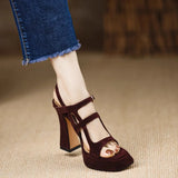 Purpdrank  Women Cross Strap  Summer New Black Hook Heels Party Shoes  Fashion Buckle Strap Platform Sandals