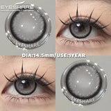 Purpdrank  1 Pair Color Contact Lenses Cosmetics Natural Brown Pupils Blue Eyes Contacts Lens Makeup Beauty Green Contacts Lens