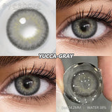 Purpdrank  2pcs Fashion Colored Contact Lenses High Quality Gray/ Brown Contact Lens Blue Eyes Contacts Yearly Green Makeup Lenses