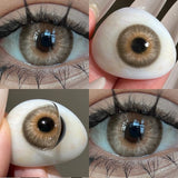 Purpdrank  Colored Contact Lenses Natural Lenses Yearly Beauty Lens Eye Contacts for Eyes Makeup, Parties Campus Travel Camping