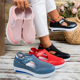 Purpdrank  Women's Sports Shoes 2025 Summer Fashion New Breathable Mesh Women's Comfortable Casual Shoes Thick Soled Sandals Women's Shoes