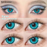 Purpdrank  Pink Colored Contacts Lenses with Degree Yearly Blue Colorcon Cosplay Cosmetic Anime Pupils Colorful Contact for Eye