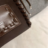 Purpdrank  Mini Drawstring Bucket Bags For Women 2025 Luxury Designer Purses And Handbags Casual Street Small Shoulder Cross Body Bag