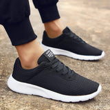 Purpdrank  Anti Slip Men's Running Shoes Mesh Breathable Sports and Leisure Simple Men's Travel and Mountaineering Zapatos Para Correr