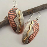 New Bohemian Earrings For Women Flower Leaf Grain Creative Lady Dangle  Vintage Earings Fashion Jewelry Gift