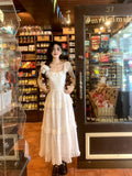 Elegant 2000s Vintage Y2k Midi Dress Women Casual Retro Beach Style Short Sleeve Dress Even Party Chic One Piece Dress Korean