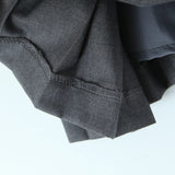 Purpdrank  Summer Y2K Style Cool Girl Asymmetrical Pleated Mini Skirts With Shorts Underwear Lining Front Bow Double Zipper Skirts