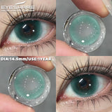 Purpdrank  1 Pair Colorful Contact Lenses for Eyes Fashion Gray Eye Contacts Blue Eye Lenses Green Lenses Yearly Brown Eye Lenses