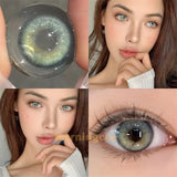 Purpdrank  Colored Contact Lenses for Eyes 1pair Cosplay Prescription for myopia0-800degrees Contact Lenses Yearly Halloween Myopia