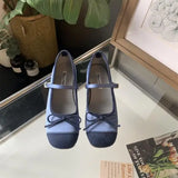 Purpdrank  Low Heels Rubber PU Silk Slides Rome Hoof Low Heels Slides PU Rome Silk Rubber
