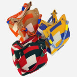 Purpdrank  Adjustable Straps Knitted Tote Bag Large Capaci Portable Handbag for Commuting And Outings Versatile Casual Women's Bag