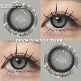 Purpdrank  1 Pair Color Contact Lenses Cosmetics Natural Brown Pupils Blue Eyes Contacts Lens Makeup Beauty Green Contacts Lens