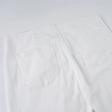 Purpdrank  Basic Slim-Fitting Flare Jeans Elastic Stretch Solid Button Low-Waisted Pants Women Autumn Spring Fashion Streetwear Ladies