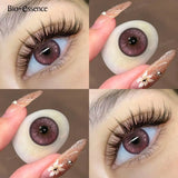 Purpdrank  2Pcs Colored Contact Lenses Purple Big Eyes Yearly Cosplay Blue Green Cosmetic Contact Helloween Soft Makeup Pupils