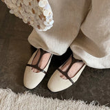 Purpdrank   New Fashion Sandals Women Shoes T Strap Denim Elastic Buckle Waxing Toe Summer Ladies Flat Heel Shoes Handmade Sandals