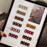 Purpdrank  Pink Peach Cat Magnetic Gel Nail Polish-CAT EYES High Transparency Easy Sparkling Shine,Perfect for Women Gift For Summer