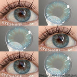 Purpdrank  1pair Color Contact Lenses for Eyes Natural Eye Lens Blue Eye Lenses Brown Lenses Gray Pupils Yearly Green Eye Contacts