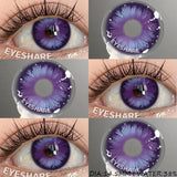 Purpdrank  1 Pair Cosplay Contact Lenses for Eyes Colored Fashion Pink Contacts Lens Purple Cosmetic Pupil Yearly Contact Lenses