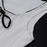 Purpdrank  y2k Dress Women Summer Lace Patchwork Sleeveless Tie-up Front Ruffle Pleated Mini Dress 2000s Evening Party Dresses