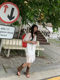 Purpdrank  Elegant Belt Black Mini Skirt Women Fashion White Mesh Patchwork Pleated Skirts Summer Harajuku Korean A Line Faldas New