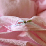 Purpdrank   New Water-washed Full-process Printing and Dyeing Solid Color Mixed Matched Duvet Cover Set Spring Summer Skin Quilt Cover