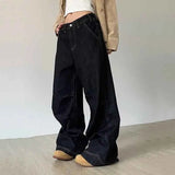 Vintage Wide Leg Jeans Women Y2K Autumn High Waist Streetwear Loose Denim Pants 4Xl Oversized Hip Hop Korean Straight Trousers